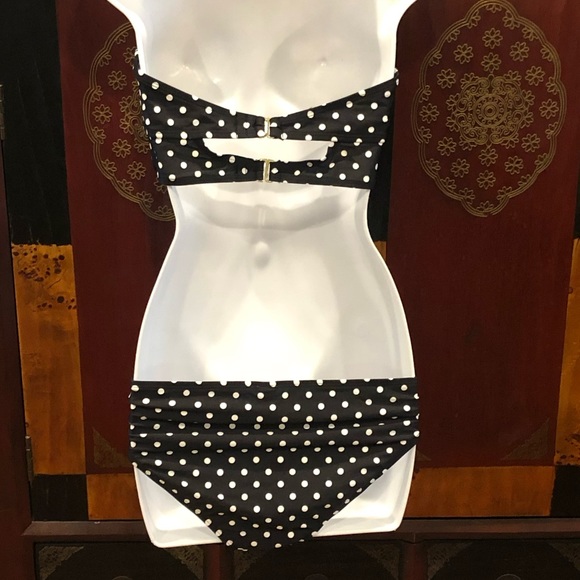 NWT Adore Me Polka Dot Bikini Women’s Size Large - Picture 12 of 13